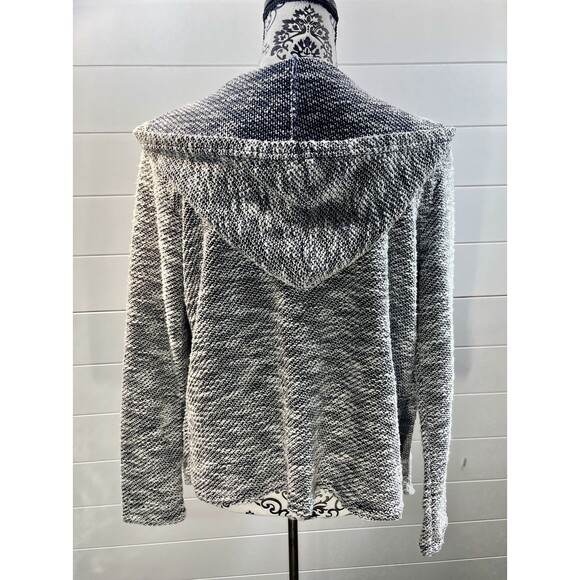 Sweet Romeo Small Textured Knit Long Sleeve Open Front Waterfall Cardigan Comfy - Picture 5 of 11